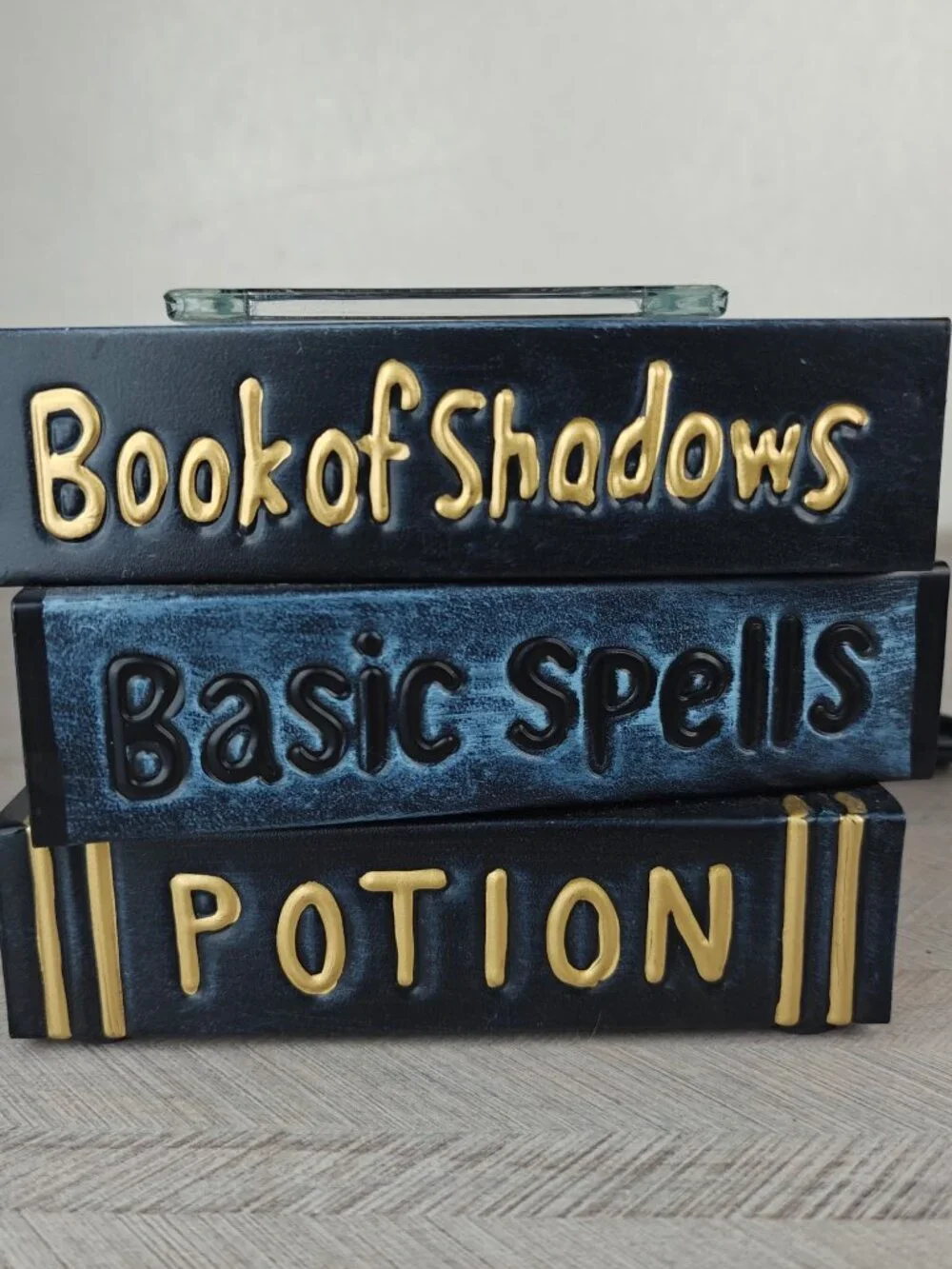 Scentsy Ceramic Under My Spell Wax Warmer Halloween Decor Book Of Shadows